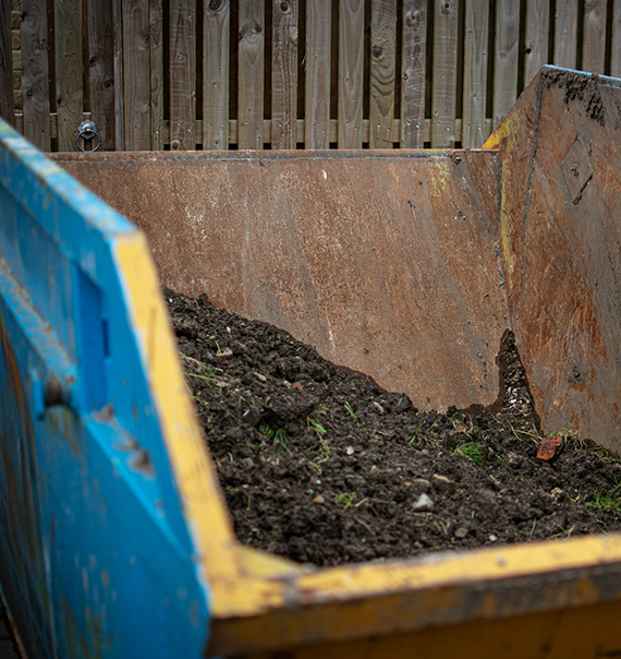 2 yard mini skip hire for garden clearance Worksop